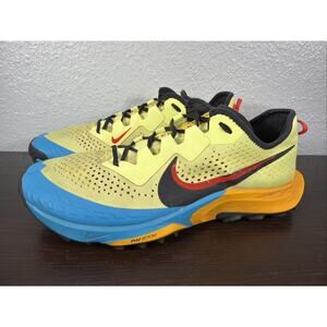 Nike Air Zoom Terra Kiger 7 Trail Shoes Limelight Laser Blue CW6062-300 Size 11